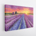 27.5'' LAVENDER FIELD WITH BARN CANVAS WALL ART 4257311