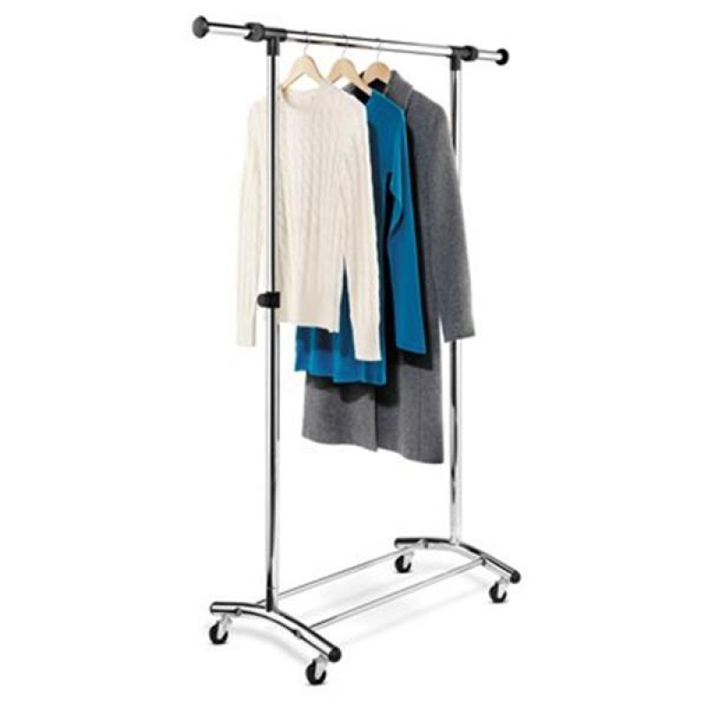 CHROME GARMENT RACK GAR-01123