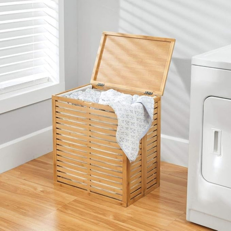 ECOSTYLE LOUVER DBL HAMPER PK2