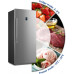 FREEZER MIDEA VERTICAL MDRU528FZG02 SILVER