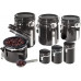 7 PC CANISTER SET BLACK 5341.3