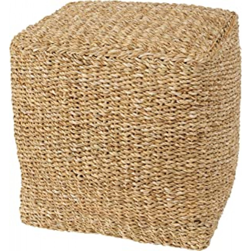 POUF 16.5'' SQ SEAGRASS 85015