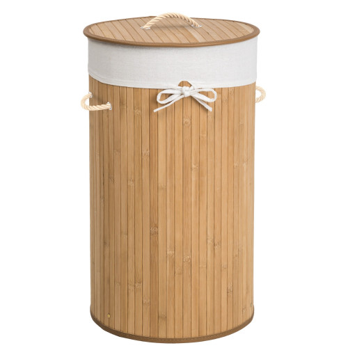 BAMBOO HAMPER NESTED W LID HMP