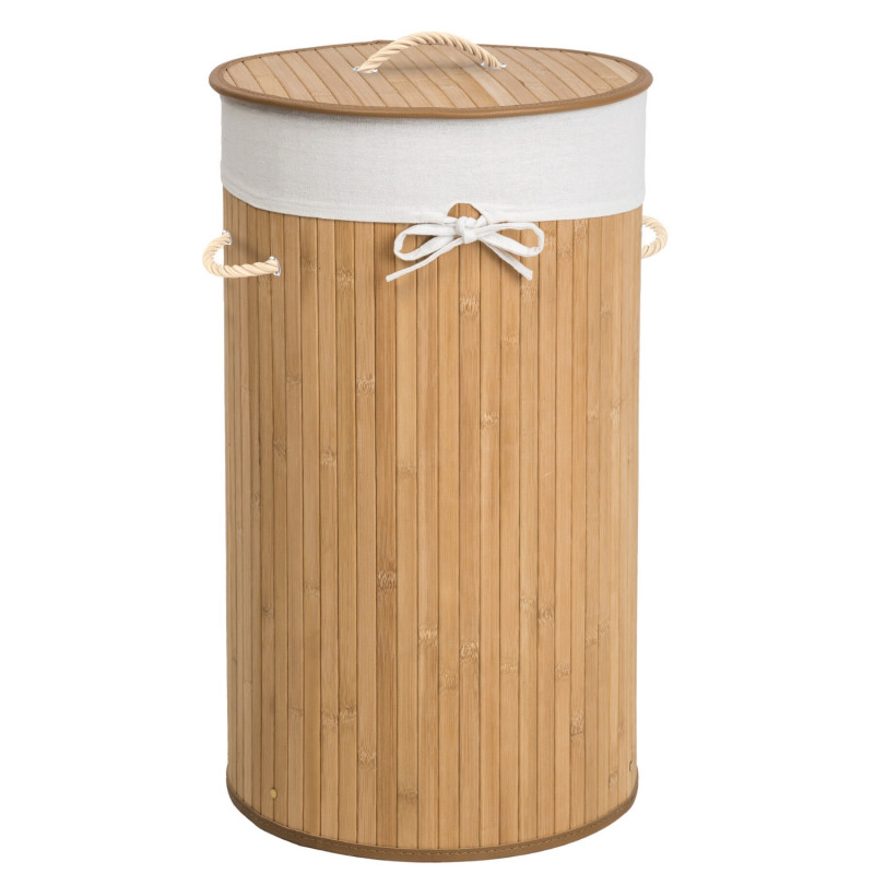 BAMBOO HAMPER NESTED W LID HMP