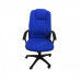 CHAISE DE BUREAU UCDM107FH-B TISSU BLEUE