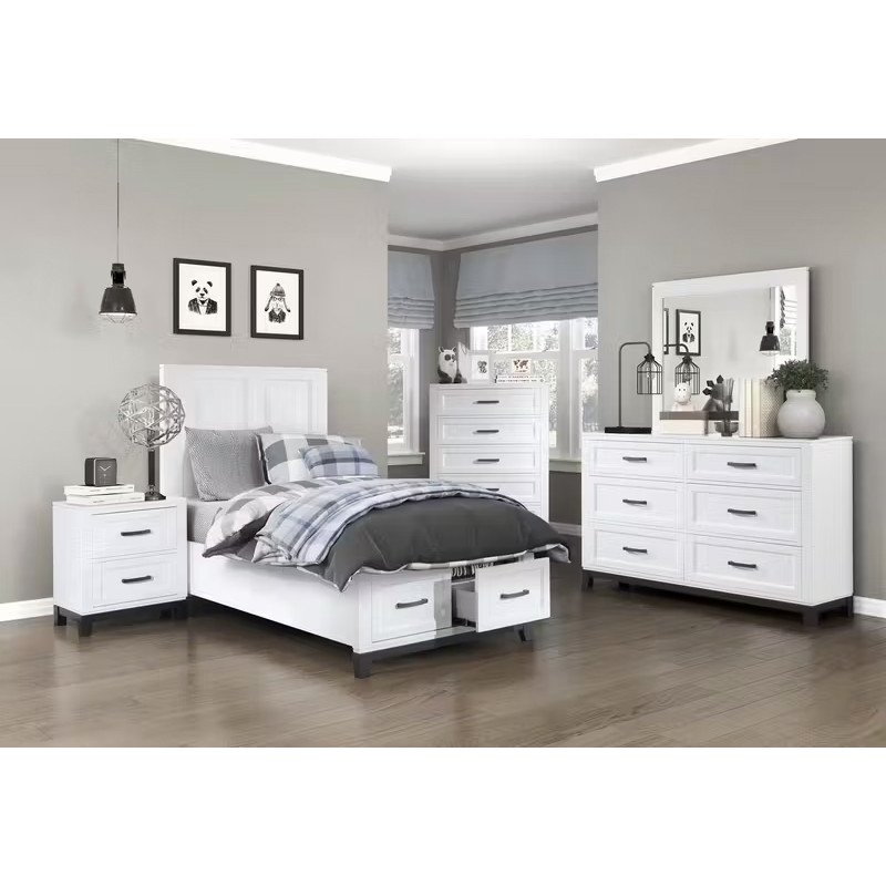 KIT CHAMBRE HOMELEGANCE TWIN HE1450WHT